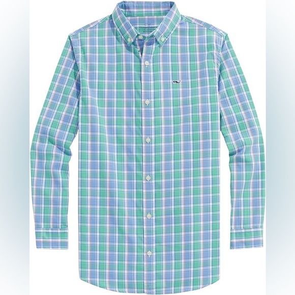 Vineyard Vines Toddler Plaid Button-Down 2T - Picture 2 of 3